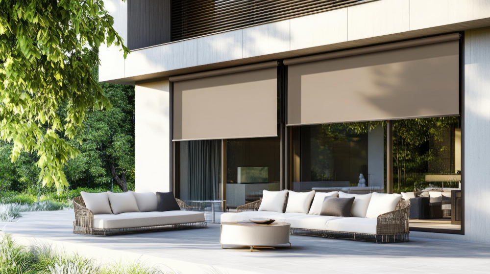 Outside Mount Roller Shades
