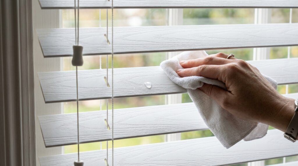How to Clean Faux Wood Blinds Properly